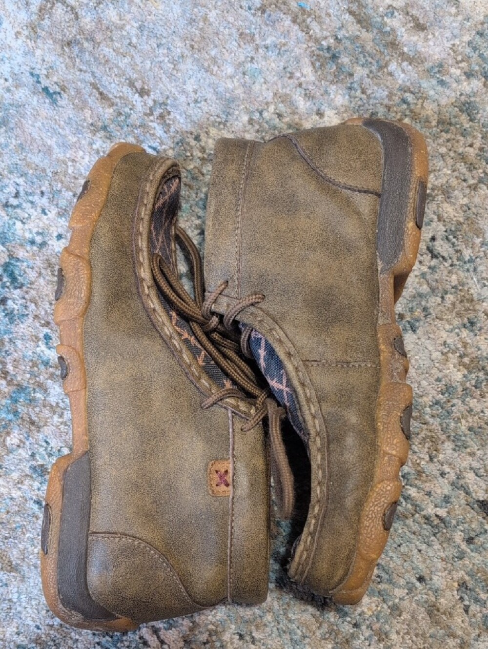 Twisted X Driving Moc Loafers Kids Size 3M Barbed Wire Brown YDM0051
- Picture 3 of 11